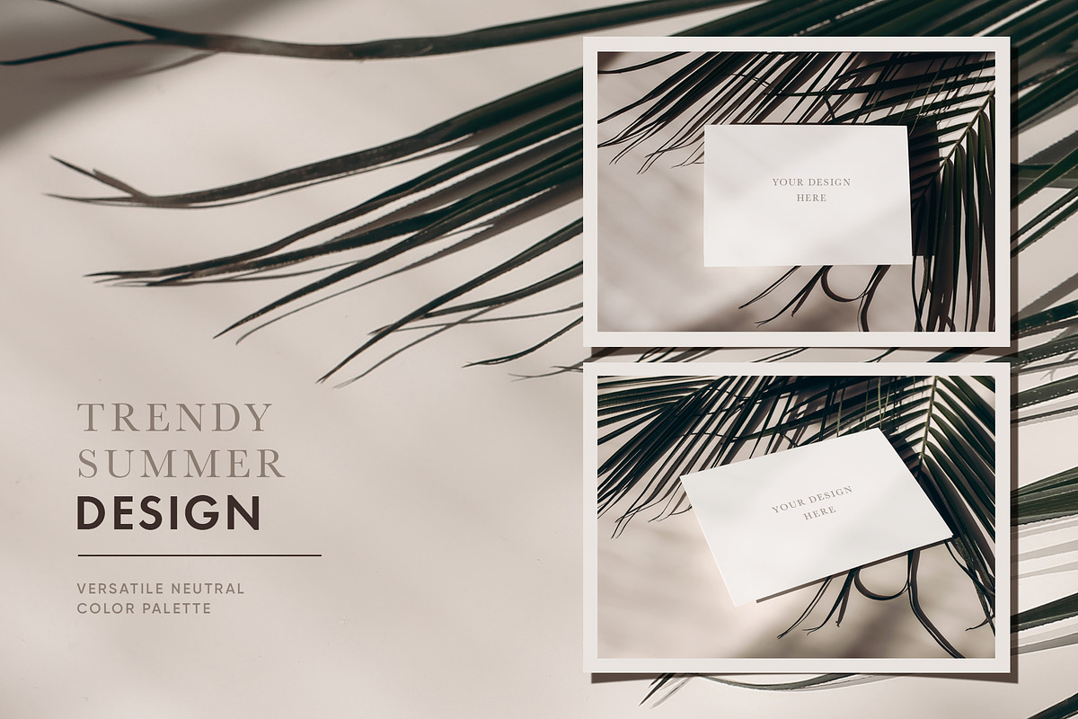 Summer Sunlight mockups & photos, a Print Template by Tabita's shop (Photo 2 of 14)