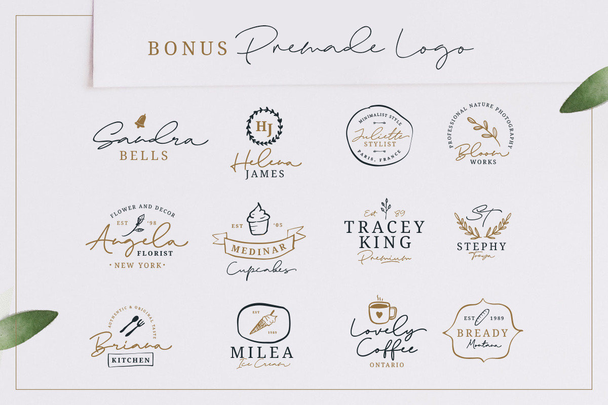 Elaine Hanks (+Feminine Logo Pack) preview 2