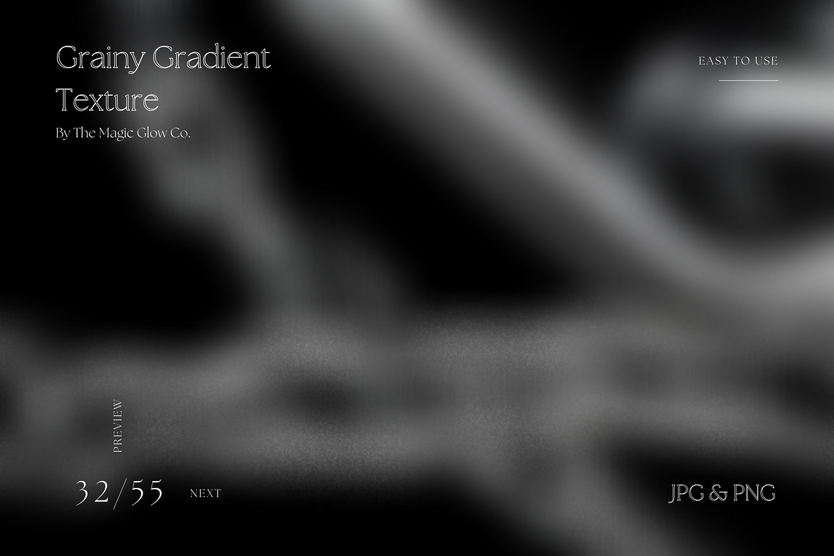 MONO Grainy Gradient Blur Background, a Background Graphic by The Magic Glow Co. (Photo 6 of 8)