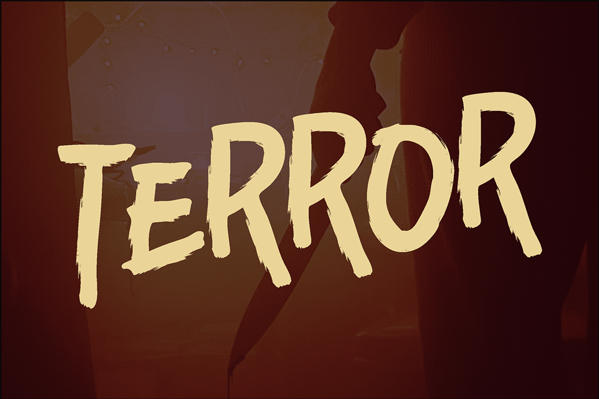 Gruesome - Horror Font, a Sans Serif Font by tokokoo (Photo 8 of 11)
