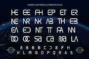 Kadera - Futuristic Font, a Font by Salamahtype (Thumbnail 8 of 8)