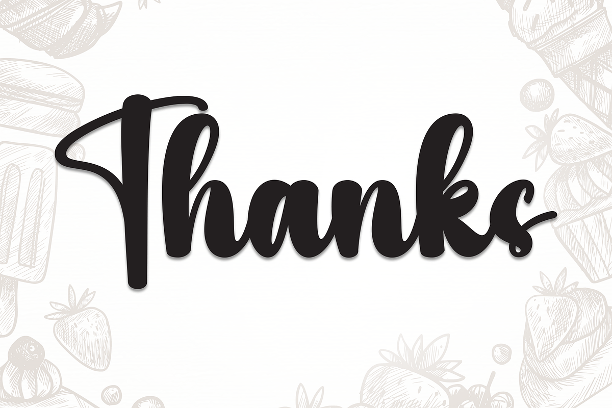 Vintage Cake | Script Font, a Handwritten Font by Scratchones (Photo 9 of 9)