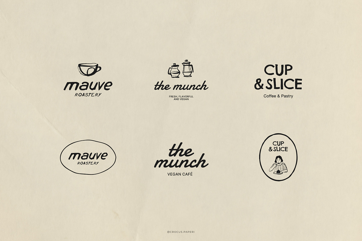 Café & Bakery Logos, a Branding & Logo Template by Crocus Paperi (Photo 13 of 14)