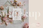 Vintage Elegant Greeting Card Mockup, a Product Mockup by MoMockups (Thumbnail 5 of 5)