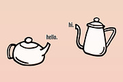 Doodled Coffee Icons, a Food Illustration by Hello Brio (Thumbnail 4 of 5)