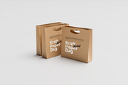 Kraft Paper Bag Mockup, a Household Mockup by xavier_studio (Thumbnail 2 of 5)