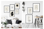 Modern Posters. Women line portraits, a Decorative Illustration by NKTN (Thumbnail 2 of 9)