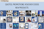 440 Canva Blue Business Corporate, a Social Media Template by Emerald Eyes Design (Thumbnail 5 of 12)