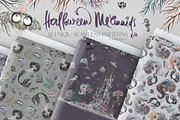 Halloween Mermaids Spooky Patterns, a Pattern Graphic by KaramfilaS (Thumbnail 1 of 19)