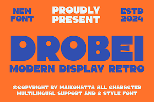 Drobei - Modern Display Retro