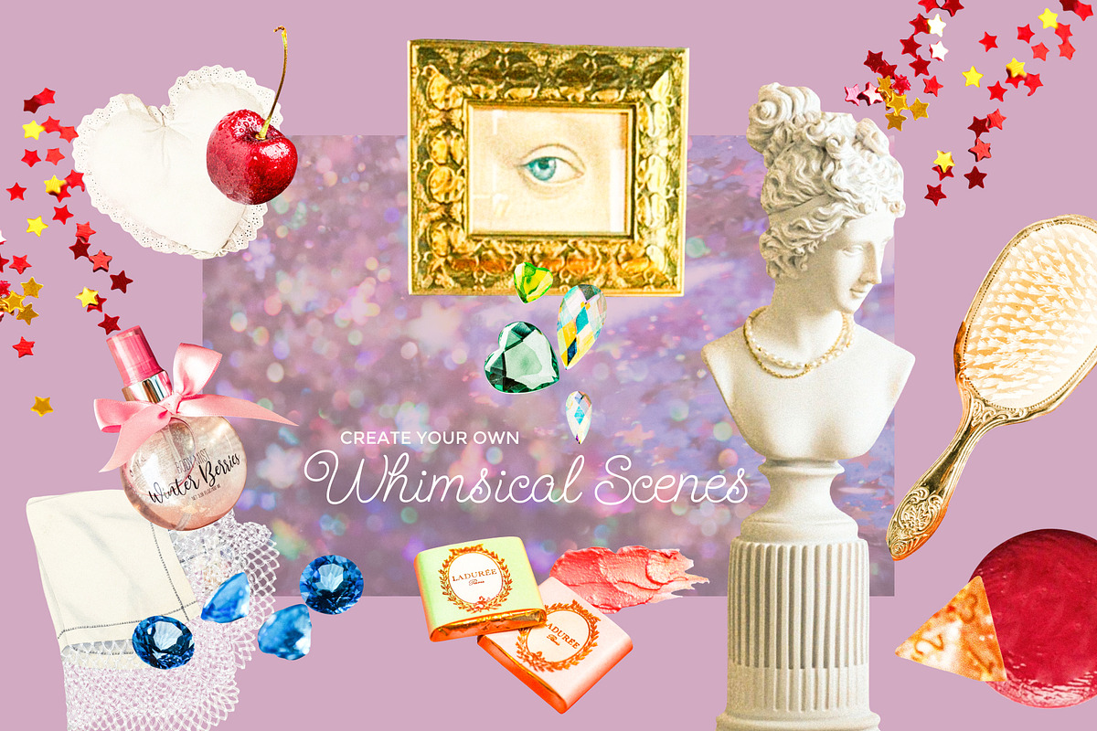 Romantic Whimsy Elements Collection, an Object Graphic by Anzhelika (Photo 5 of 13)