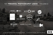 Photography Logos Vol 2, a Branding & Logo Template by Jack Gosbell (Thumbnail 1 of 5)