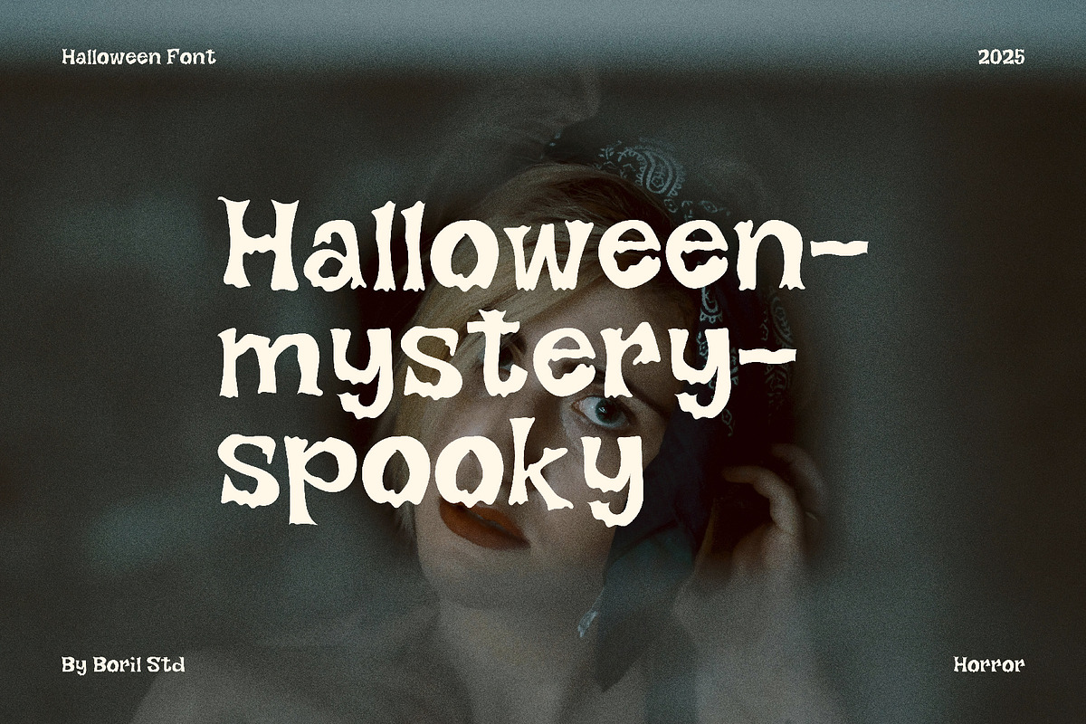 SCQORY - Halloween Horror Typeface, a Handwritten Font by Boril Std (Photo 5 of 10)