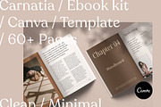 Carnatia - Ebook Kit CANVA Template, a Magazine Template by Elokka Std. (Thumbnail 1 of 15)