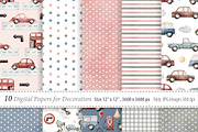 Watercolor Cars Clipart, a Transportation Illustration by TitaLivingArt (Thumbnail 8 of 11)