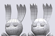 3DRT - Chibiimons - Bunny, a Characters & Person 3D Model by 3DRT.com (Thumbnail 5 of 6)
