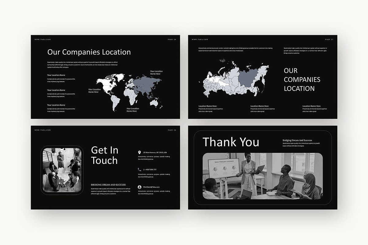 Taka : Pitch Deck Kit Powerpoint, a Presentation Template by Punkl Camp (Photo 16 of 16)
