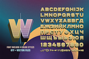 Ryde - sans serif color font, a Sans Serif Font by Pixnugget (Thumbnail 2 of 8)