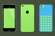 iPhone 5c PSD Pack, a Product Mockup by Mousecrafters (Thumbnail 2 of 5)