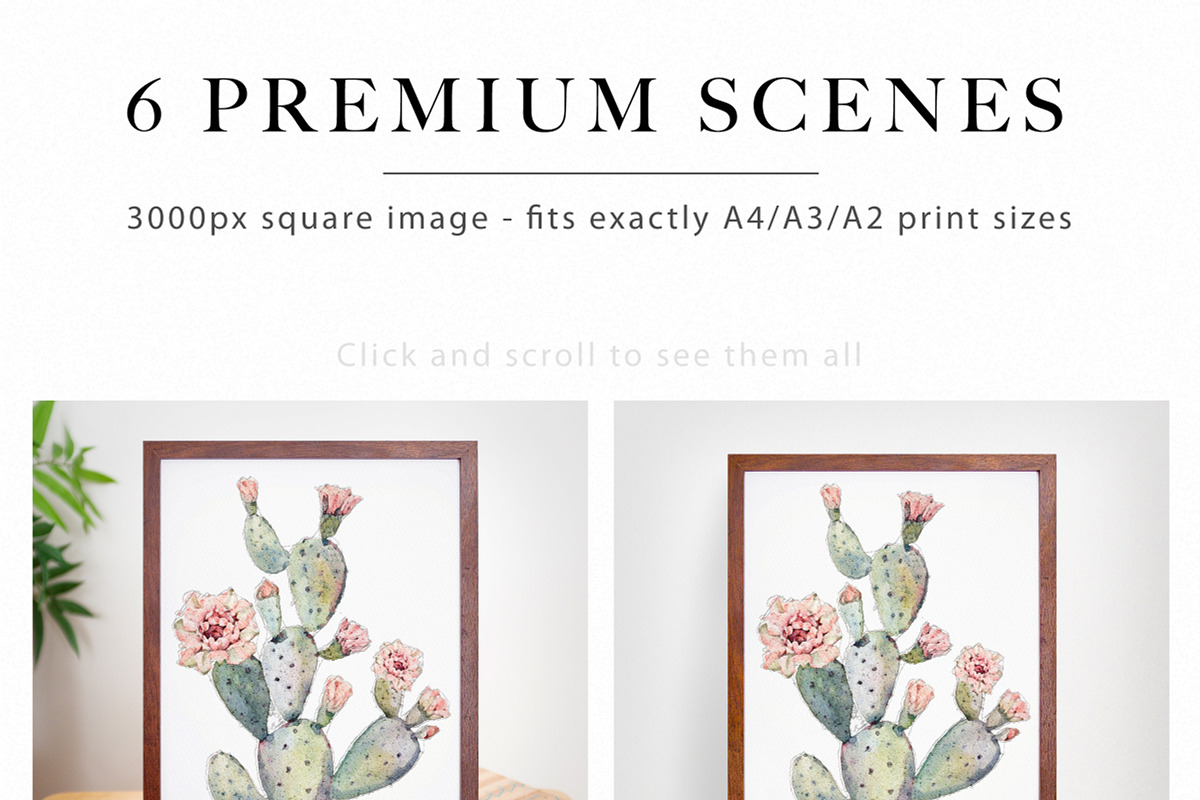 Etsy Friendly A4 Mockups, a Print Template by Drifter Studio PrintShop (Photo 5 of 5)