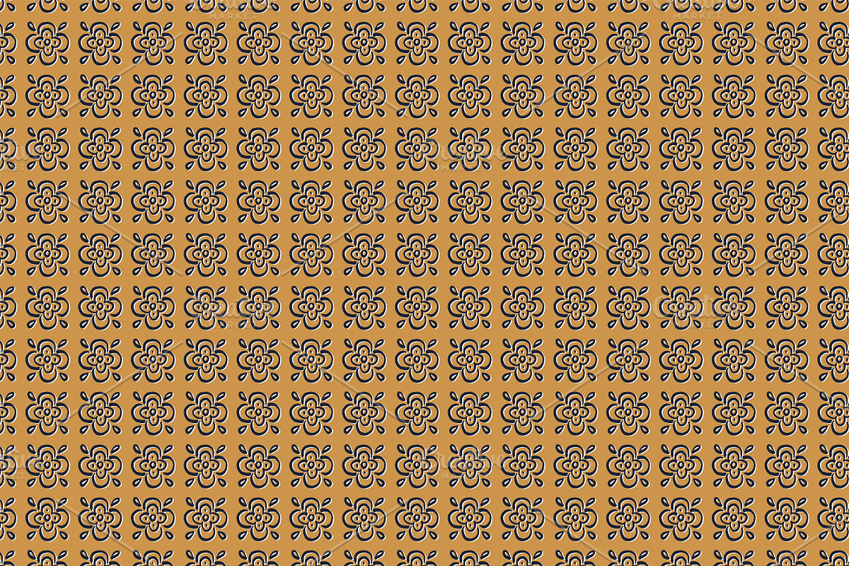 Set of patterns in ethnic style, a Pattern Graphic by Lyolya Profitrolya (Photo 4 of 6)