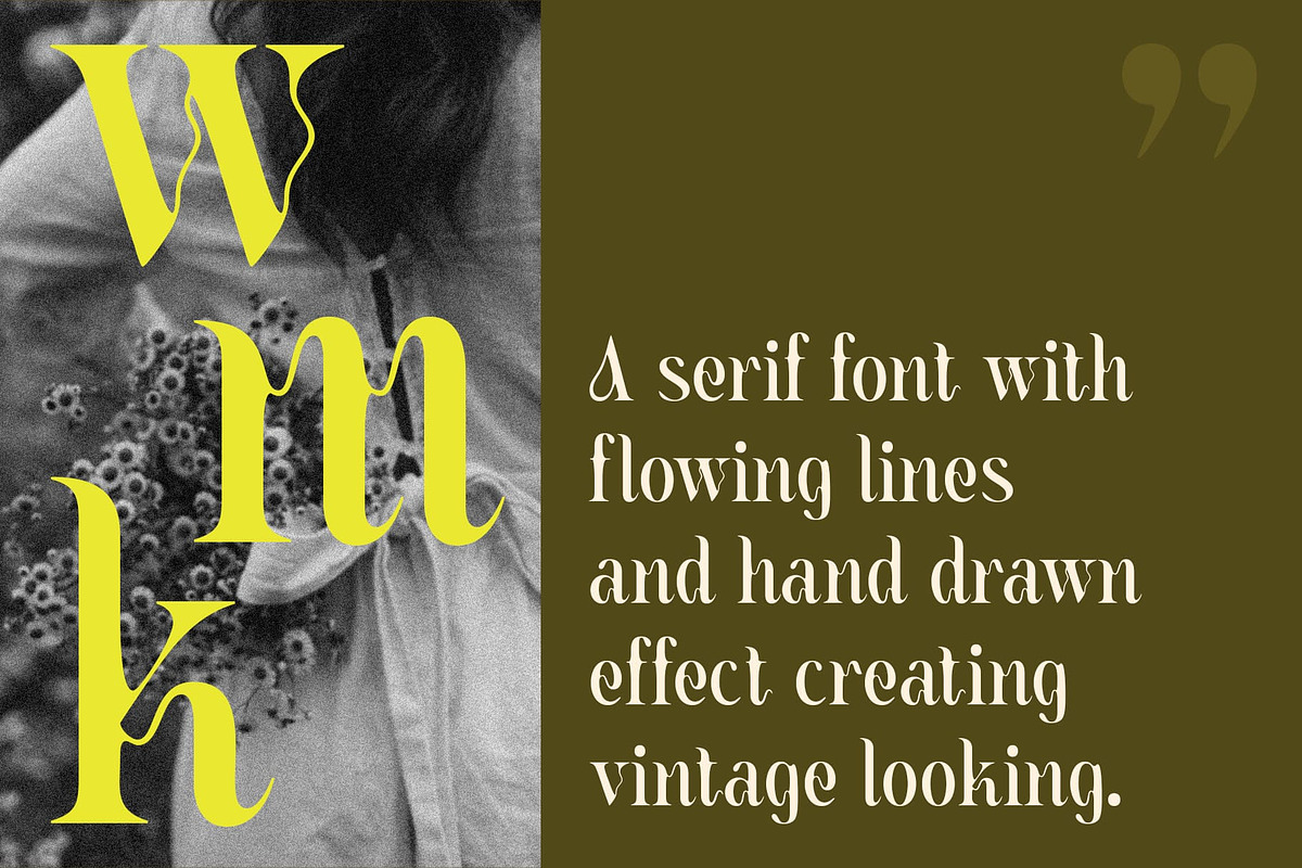 CS Blair Drawn, a Serif Font by Craft Supply Co. (Photo 6 of 8)