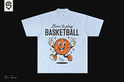 Born To Play Basketball – Retro, a Sport Illustration by shaondesigns (Thumbnail 3 of 4)