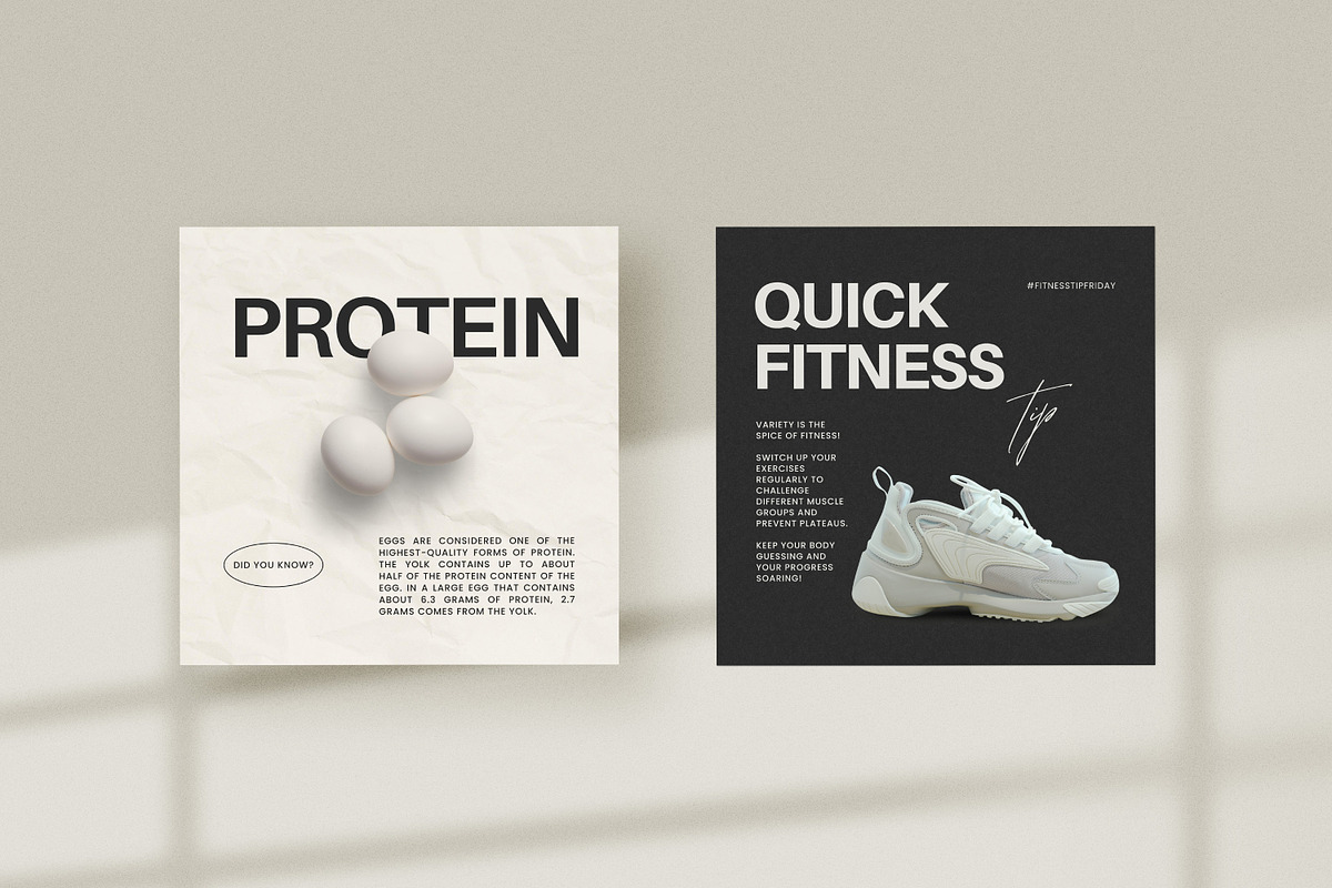 Fitness Coach Template - Canva, a Social Media Template by Willoe Studio (Photo 3 of 13)