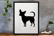 Chihuahua Silhouette SVG, an Animal Illustration by newminddesign (Thumbnail 3 of 3)