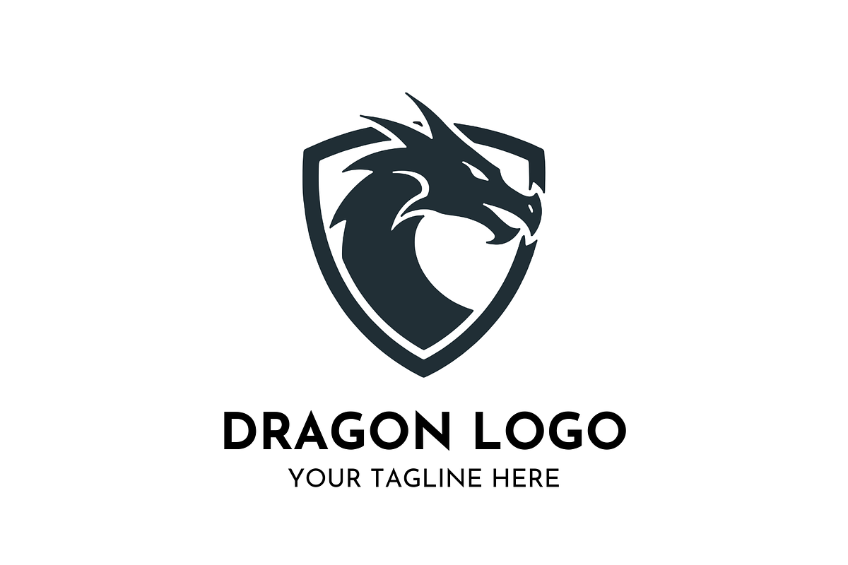 Dragon Powerful Emblem Logo Design, a Branding & Logo Template by Megafox Studio (Photo 2 of 2)
