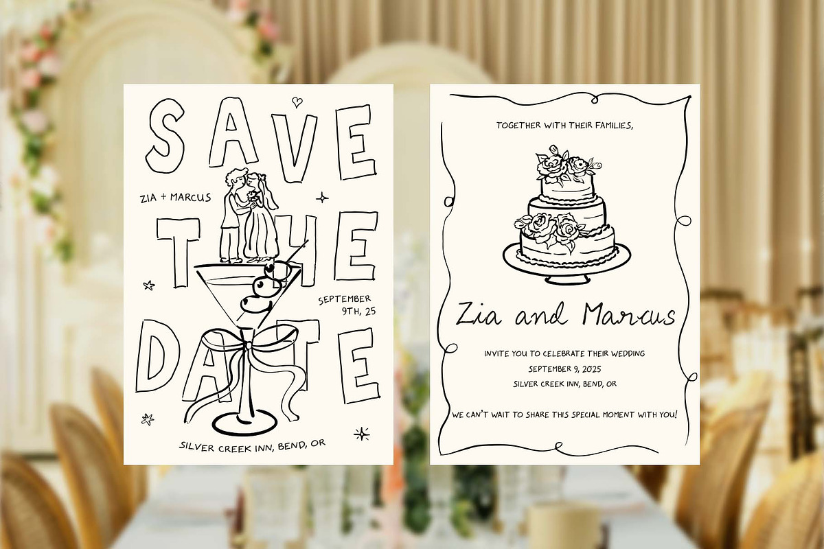 Whimsical Wedding Clipart Collection, an Object Illustration by Ayya Studio (Photo 5 of 20)