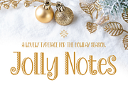Jolly Notes - Decorative Font, a Sans Serif Font by HipFonts (Thumbnail 1 of 10)