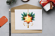 Cozy Christmas Watercolor Set, an Illustration by RobertsArt (Thumbnail 4 of 7)