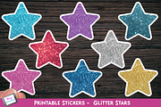 Star Sticker Bundle - PNG Stickers, an Object Graphic by Stacy's Digital Designs (Thumbnail 3 of 5)