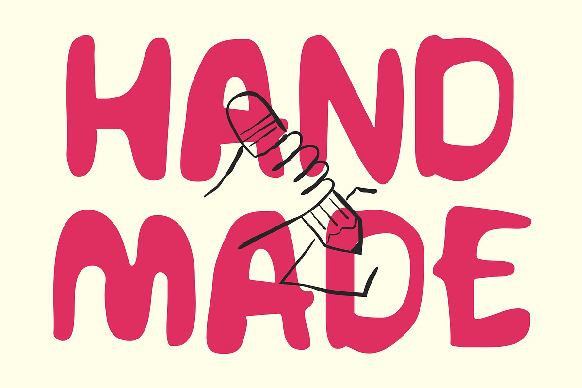 CS Rijeka Drawn, a Handwritten Font by Craft Supply Co. (Photo 2 of 8)