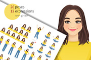 Young woman bundle, a Person Illustration by Volha Hlinskaya (Thumbnail 1 of 9)