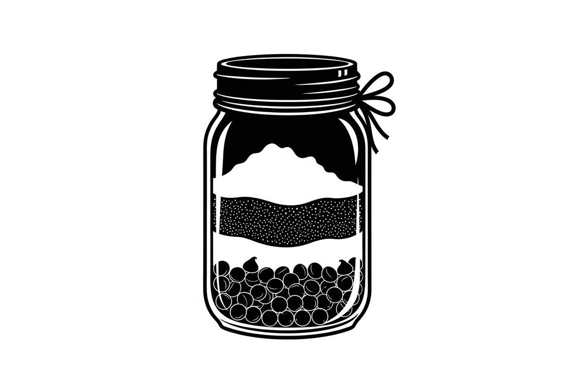 Layered Mason Jar Ingredients Bundle, an Illustration by yasushie (Photo 21 of 31)