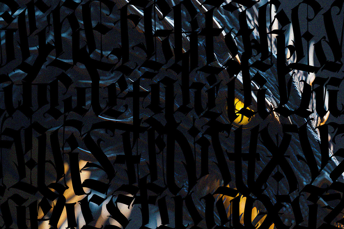 Gothic font - 11, a Blackletter Font by GeekClick (Photo 5 of 17)