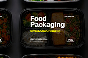Food Packaging Mockup, a Cups & Container Mockup by Elite Mockups (Thumbnail 2 of 2)