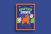 Pet Adoption Event Flyer, a Flyer Template by VectorVactory (Thumbnail 1 of 3)