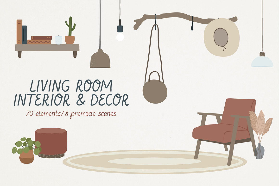 LIVING ROOM INTERIOR CREATOR & decor, an Animal Illustration by Alina Mubarak (Photo 1 of 7)