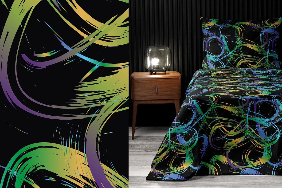 Colorful Paint Traces, a Wallpaper Graphic by MalyskaStudio (Photo 12 of 13)