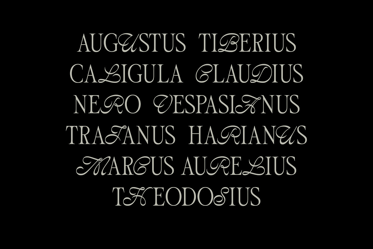 ED Cadamuro - Combination font, a Serif Font by Emyself Design (Photo 7 of 10)