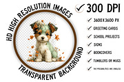 Whimsical Spring Dogs Clipart, an Illustration by Craft Nest (Thumbnail 2 of 11)