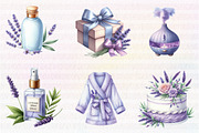 Lavender Pamper Time Clipart, an Illustration by CreationArt (Thumbnail 2 of 7)