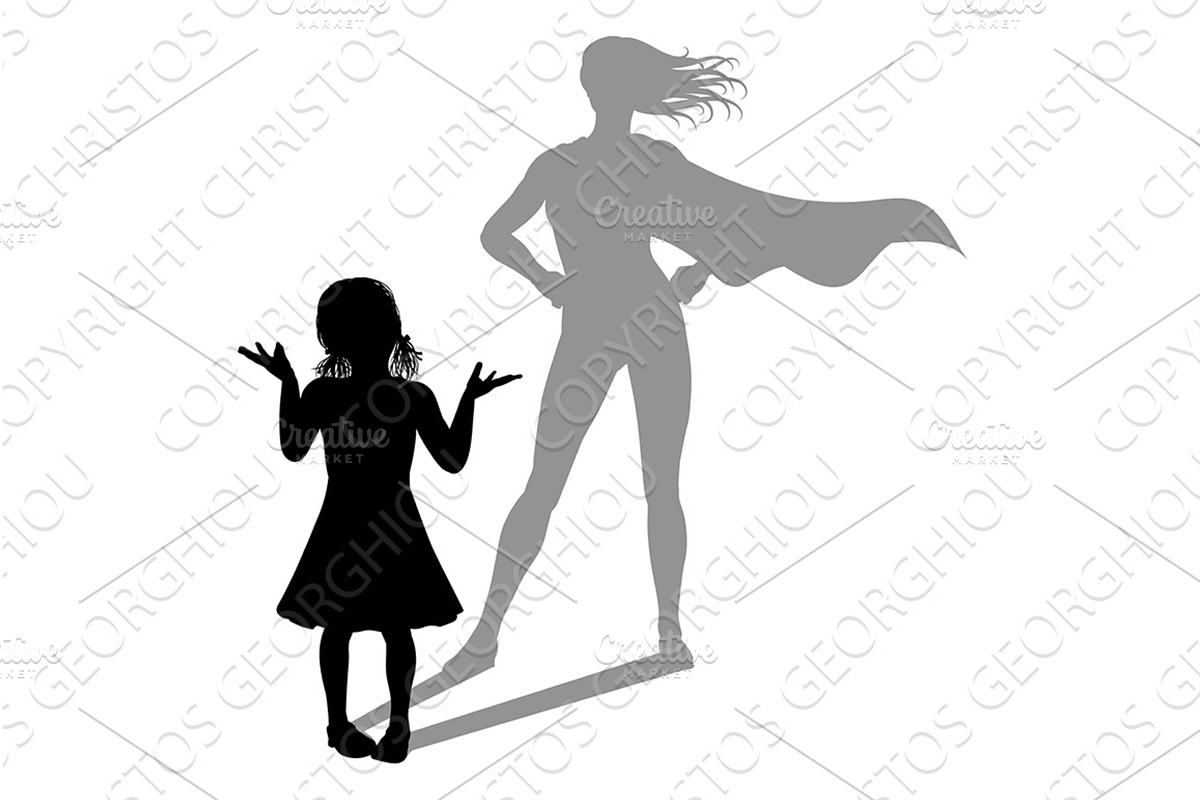 Superhero Child Kid With Super Hero, a Person Illustration by Christos Georghiou