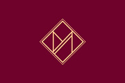M Initial Letter Monogram Logo, a Branding & Logo Template by Buqancreative (Thumbnail 1 of 4)