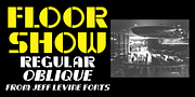 Floor Show JNL, a Serif Font by Jeff Levine Fonts (Thumbnail 1 of 6)