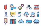 Network & Communication Vector Icons, an Outline Icon by Vector Portal (Thumbnail 3 of 5)