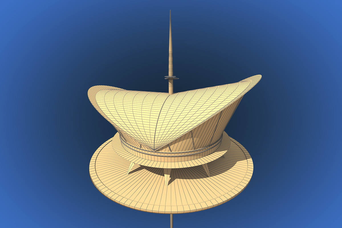Futuristic Architecture Skyscraper #, an Architecture 3D Model by Daniel Mikulik (Photo 10 of 14)
